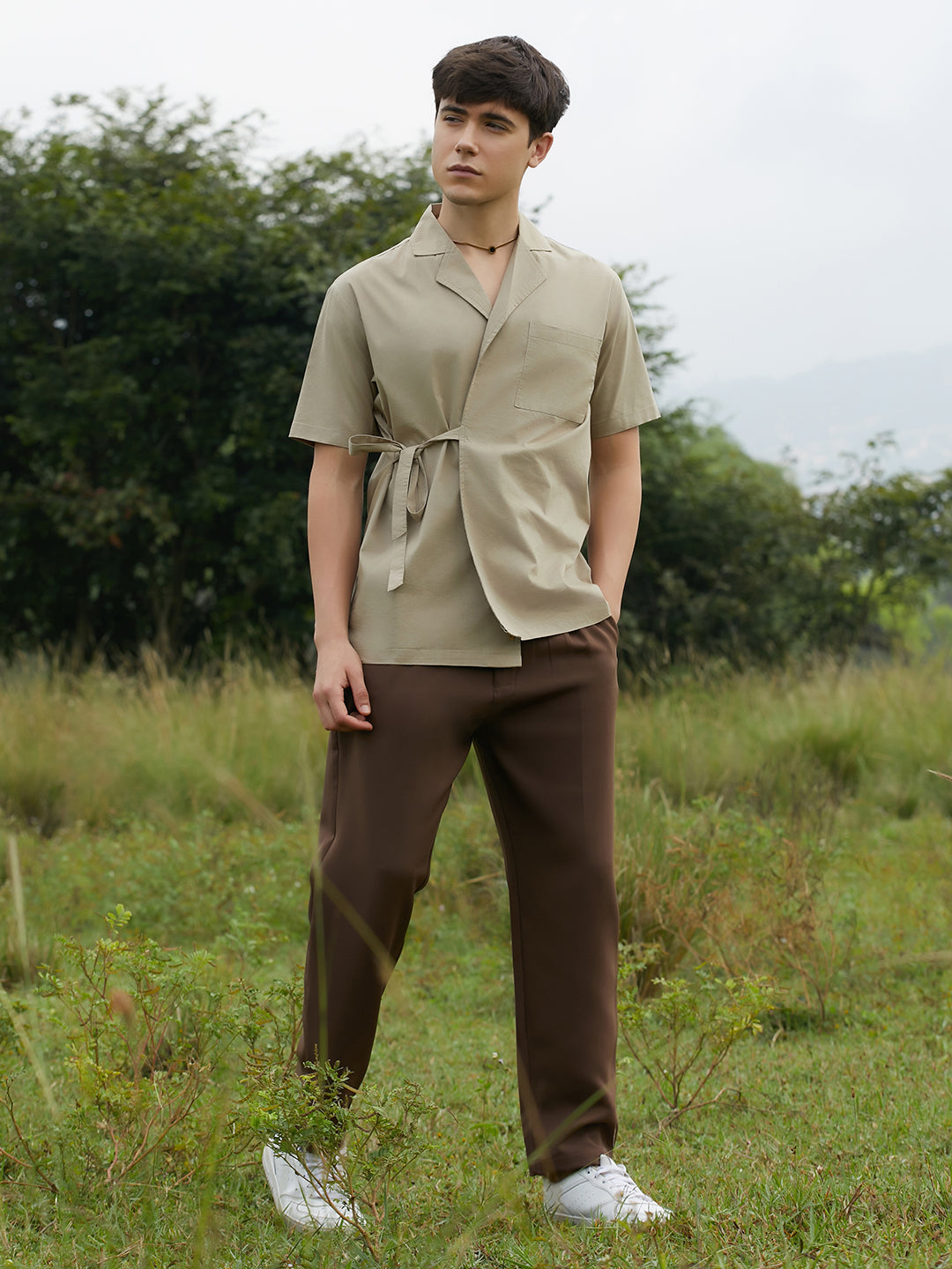 Korean Wrap Shirt