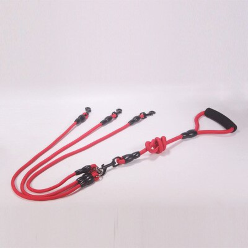 Nylon Rope Two Heads Dogs Leash