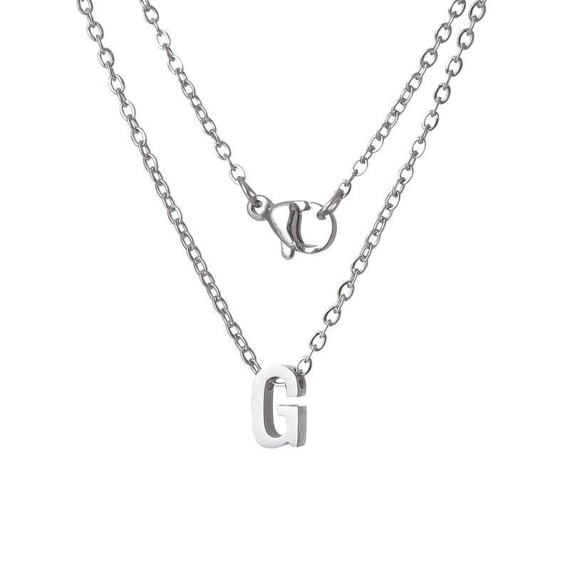 Titanium Steel Minimalist Plating Letter None Necklace