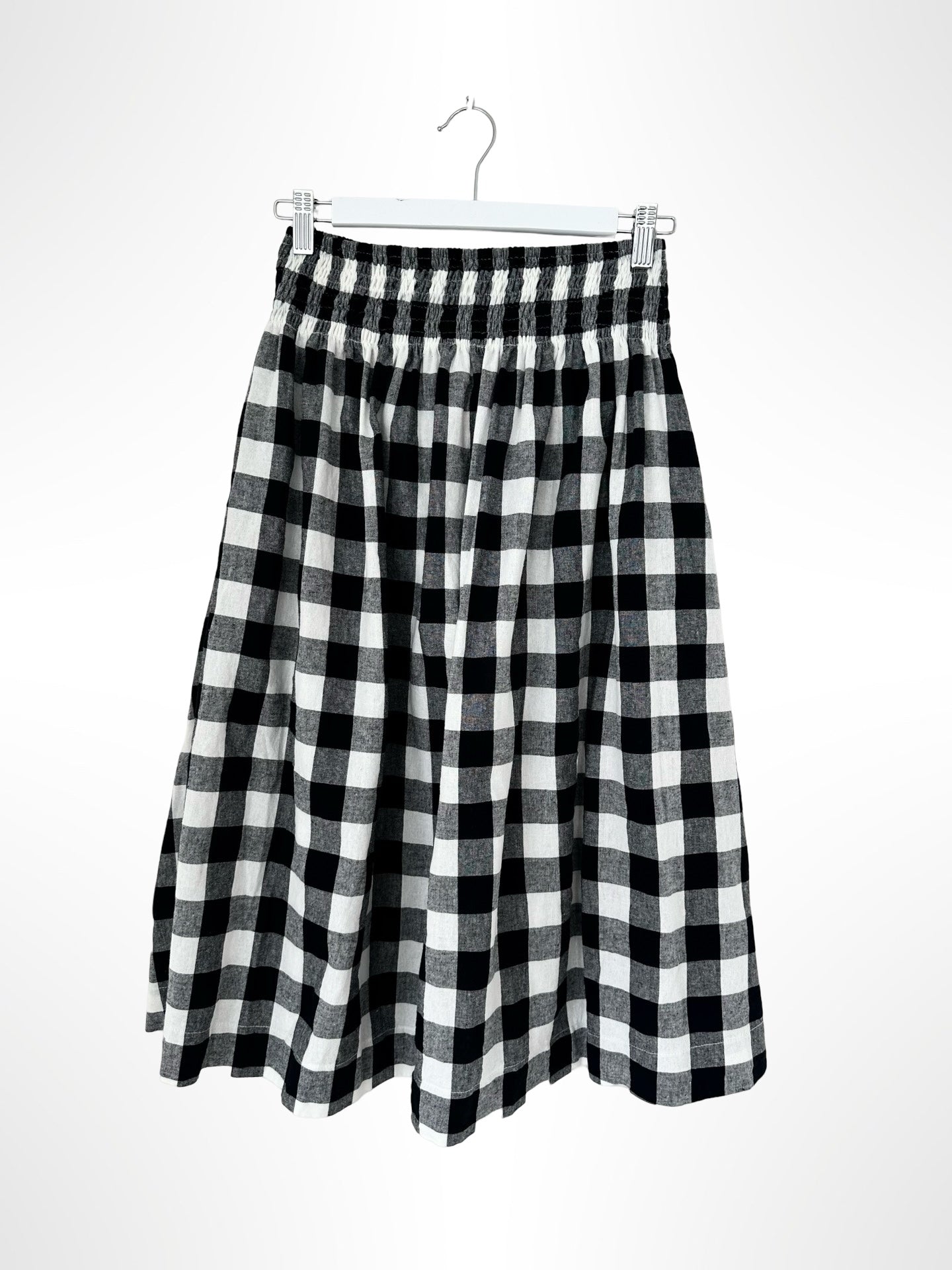 lola skirt - black check