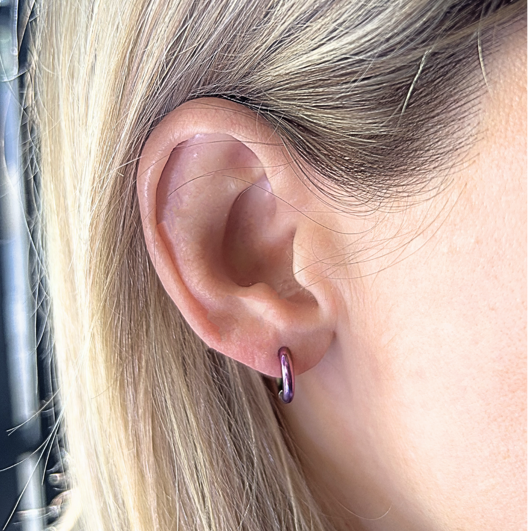 8mm Rainbow hoops
