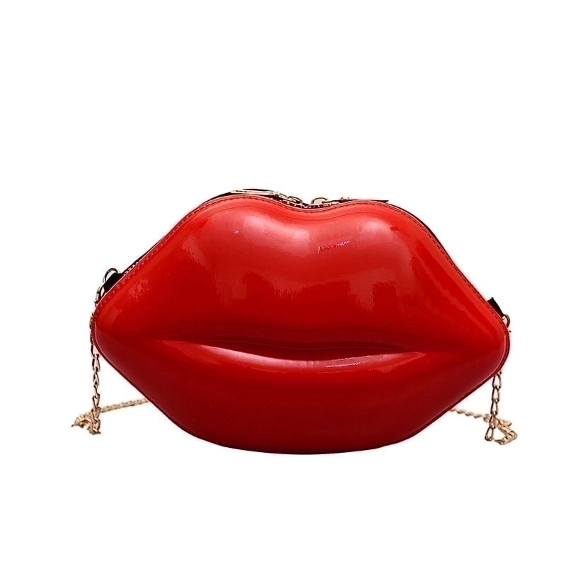 Women's Small Pu Leather Streetwear Chain Bag