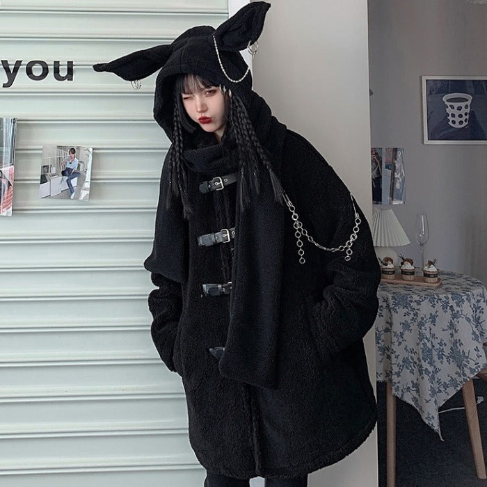 Harajuku plush cotton coat   KF82360