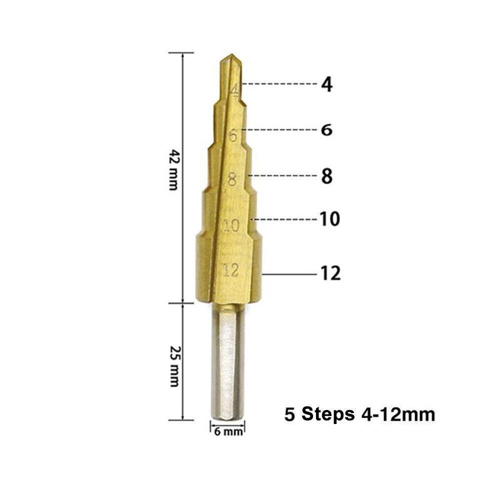 itanium Step Drill (3 pieces)