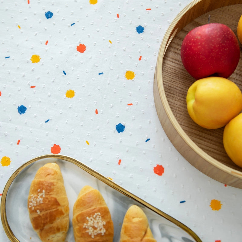 IG Style Polka Dots Cotton Tablecloths