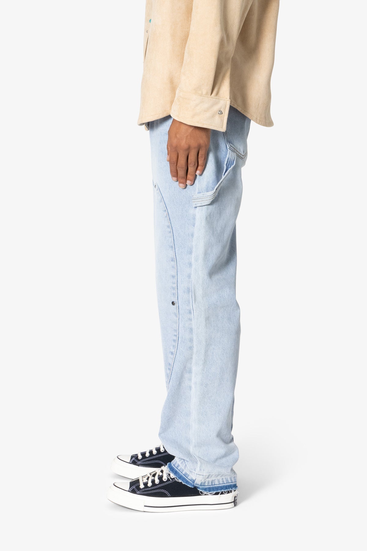 V694 Oval Double Knee Denim - Blue