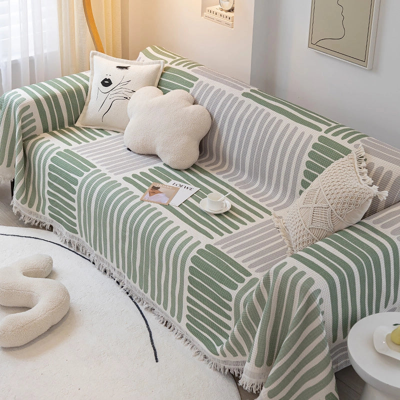 Style Sofa Cover Cloth Towel All-inclusive Universal Dustproof Sofa Cover For Four Seasons Universal Nordic Sofa Towel Sofa Blanket