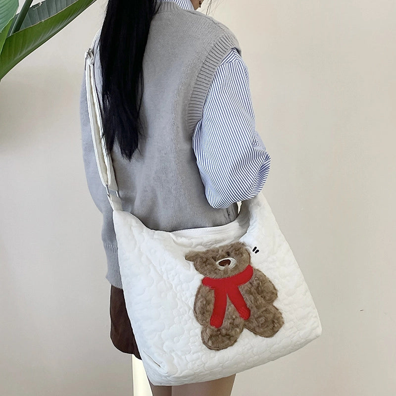Women's Medium Polyester Letter Elegant Streetwear Square Open Tote Bag