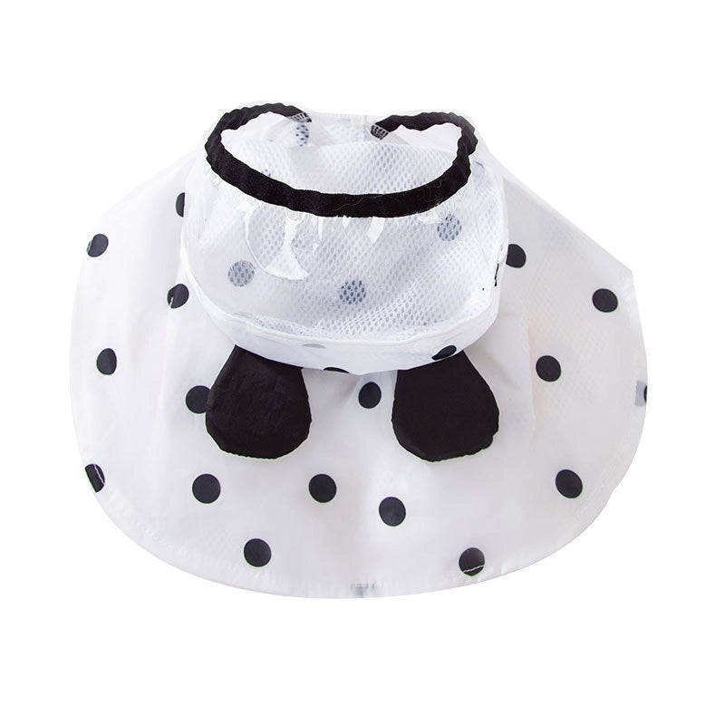 Hippy Dog Full Printed Wave Dot Bear Dog Poncho Rain Traction Pet Waterproof Two-legged Poncho Clothes