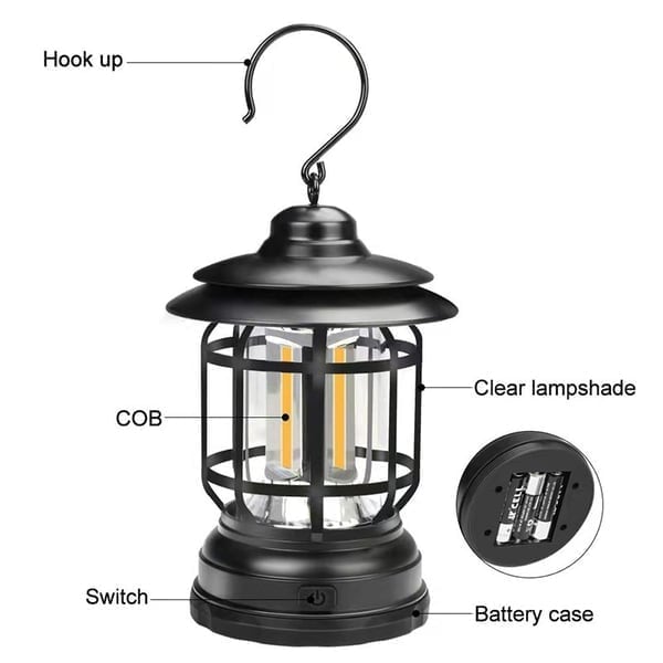 🔥2023 New Year's Promotion-Portable Retro Camping Lamp