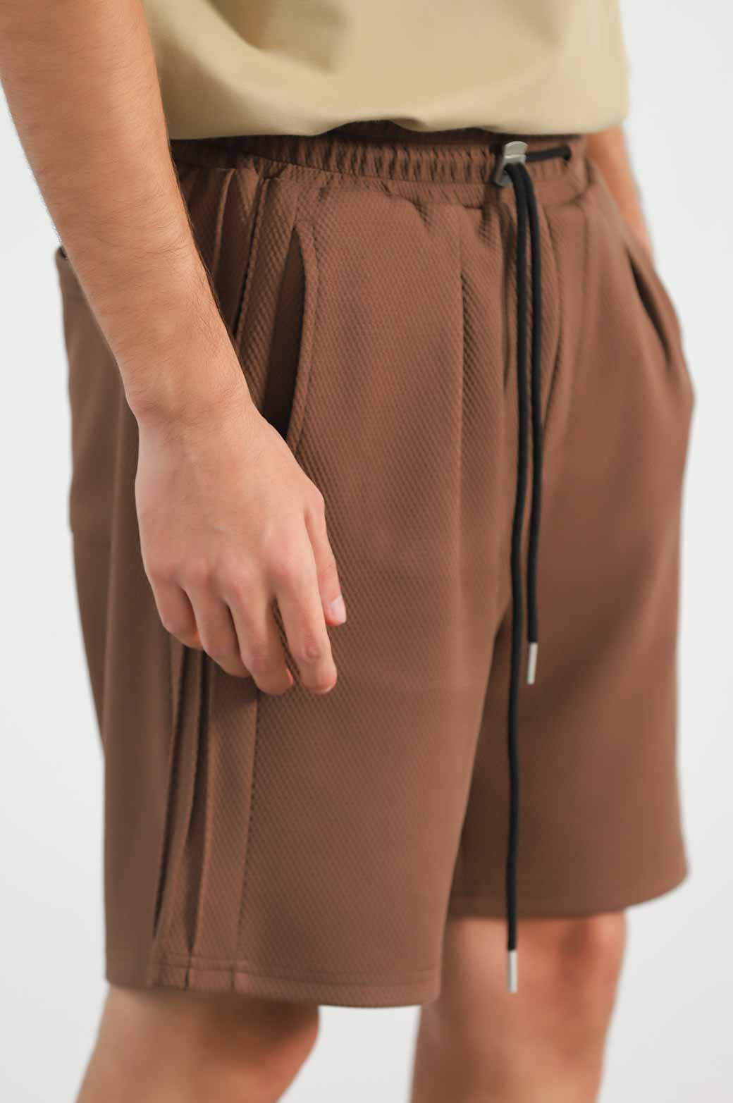 TEXTURED SHORTS