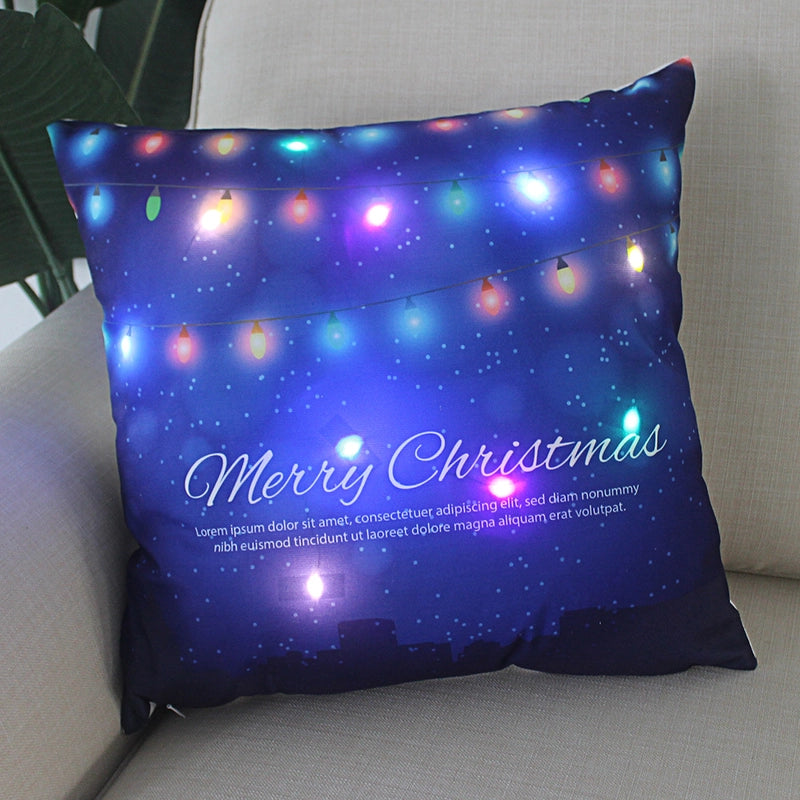 Fashion Santa Claus Plush Pillow Cases