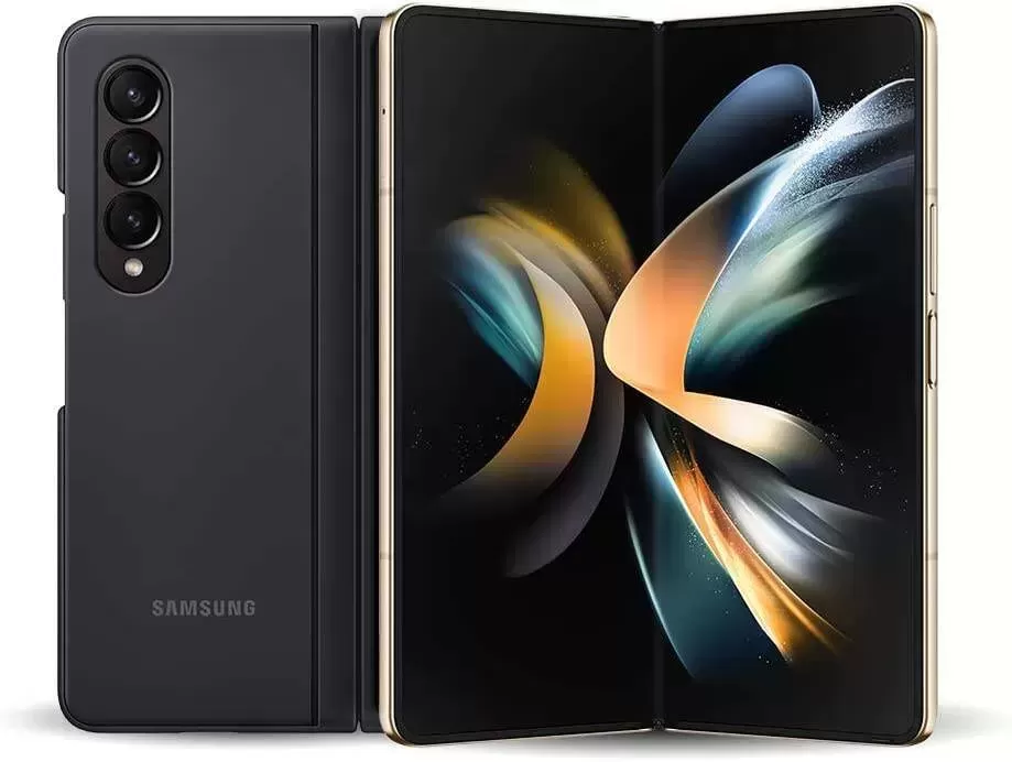 Galaxy Z Fold 4 Cell Phone, Factory Unlocked Android Smartphone, 256GB, Flex Mode, Hands Free Video, Multi Window View, Foldable Display, S Pen Compatible, US Version, 2022, Beige