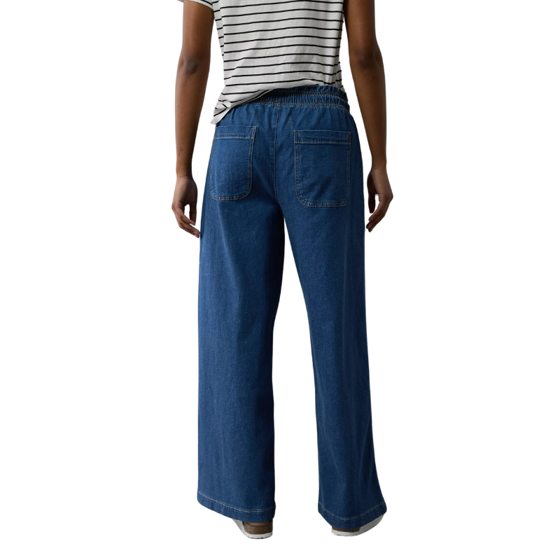 Dreamy Drape Linen Blend Pull On Pant