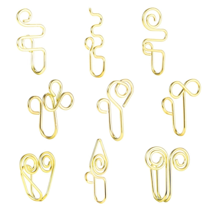 Fashion U Shape Stainless Steel Plating Nose Ring 1 Piece