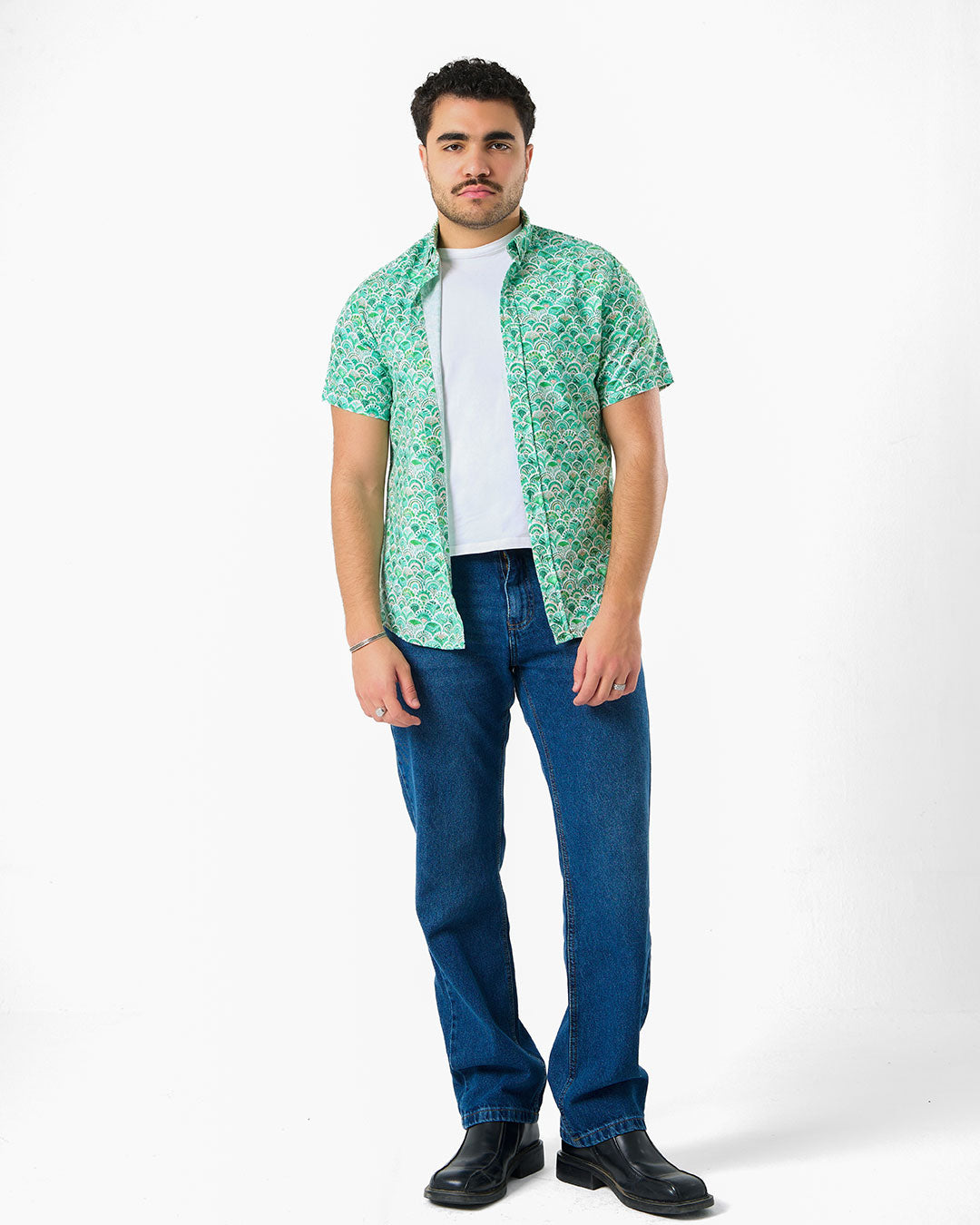 Casual Slim Fit Mens Short Sleeve Shirt