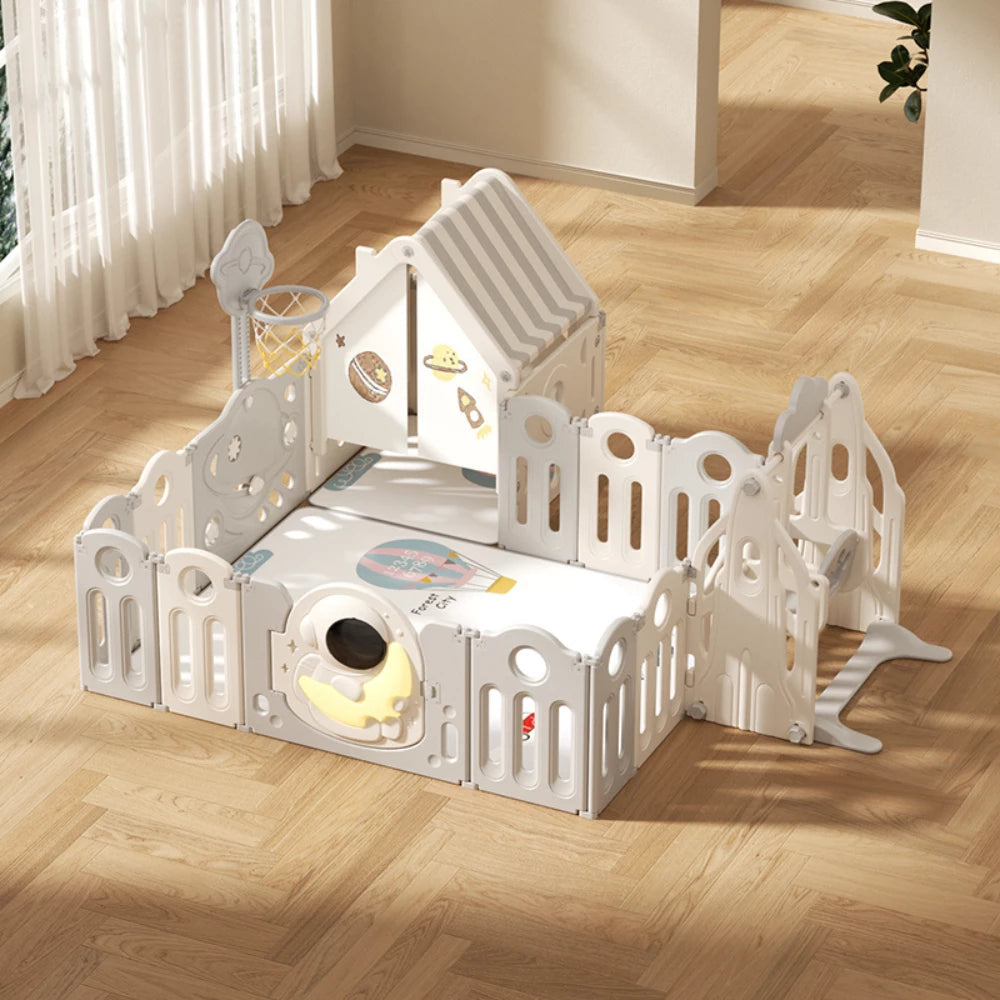 Astronaut Kids Playpen Set - Swing. Slide. Rocking Horse & more