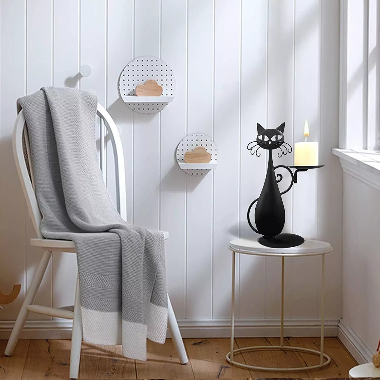 🔥Hot Selling | 48% OFF😺Black Cat Candle Holder