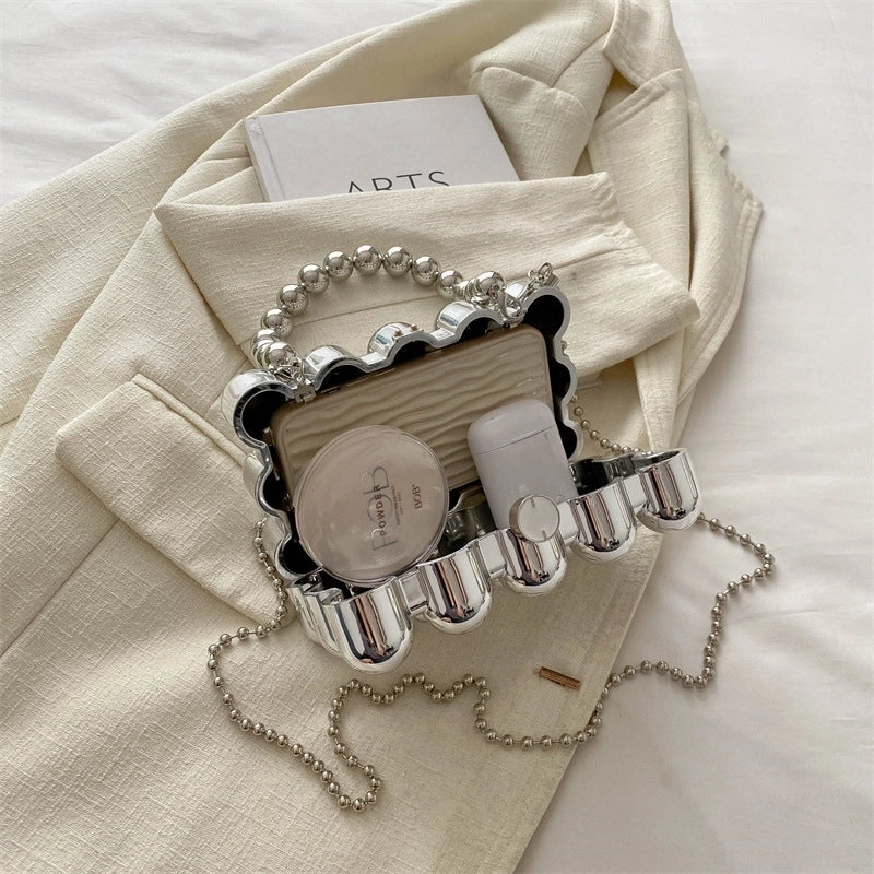 Women's Medium Arylic Solid Color Elegant Lock Clasp Evening Bag