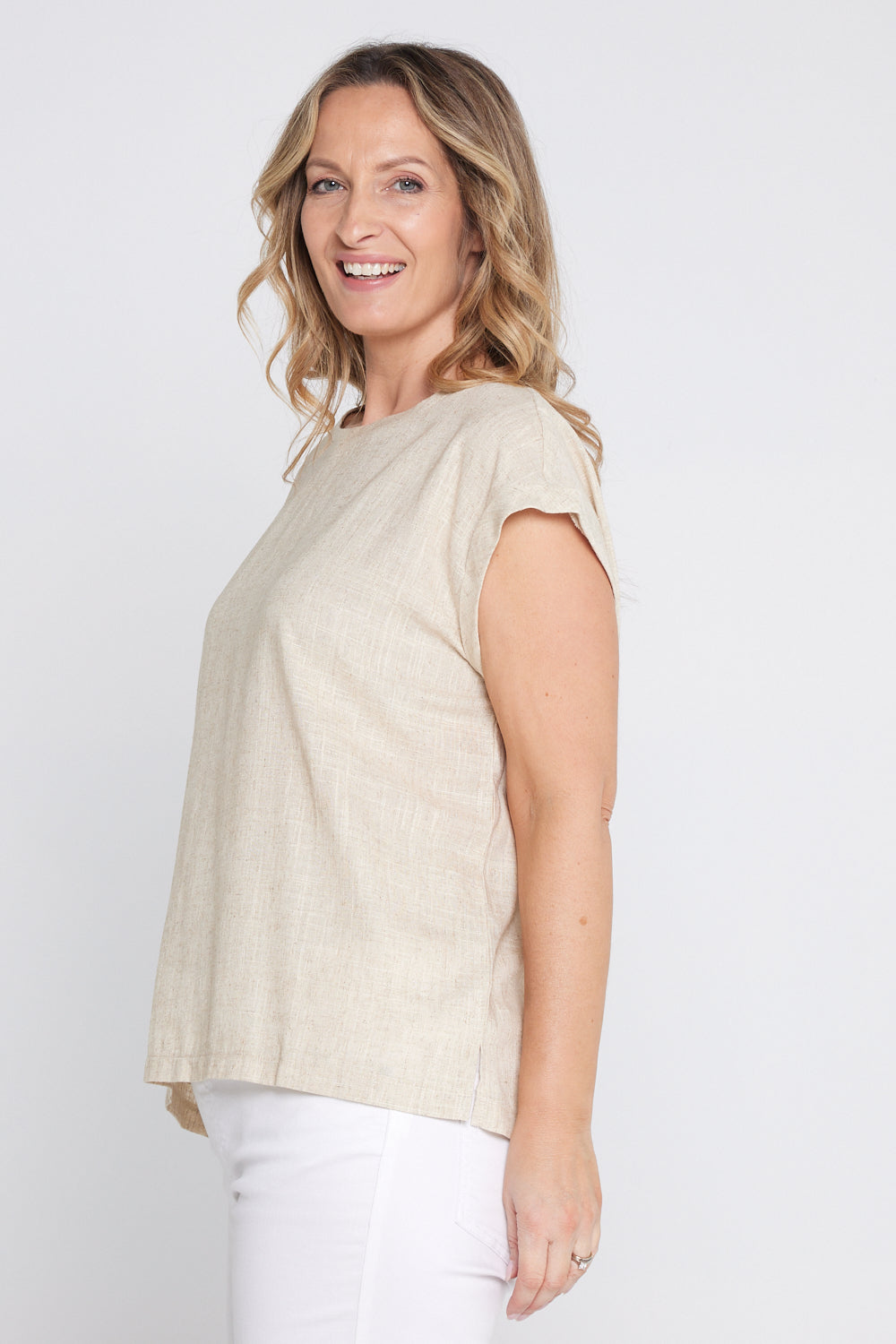 Amara Top - Beige