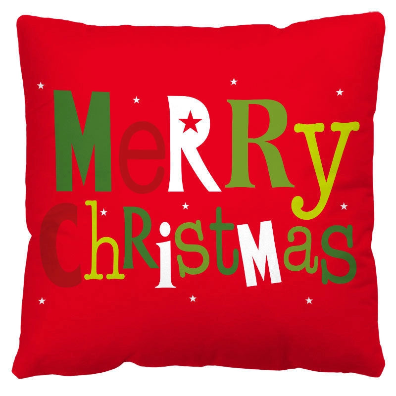 Christmas  Classic Style Christmas Tree Letter Snowman  Pillow Cases Couch & Sofa Decor