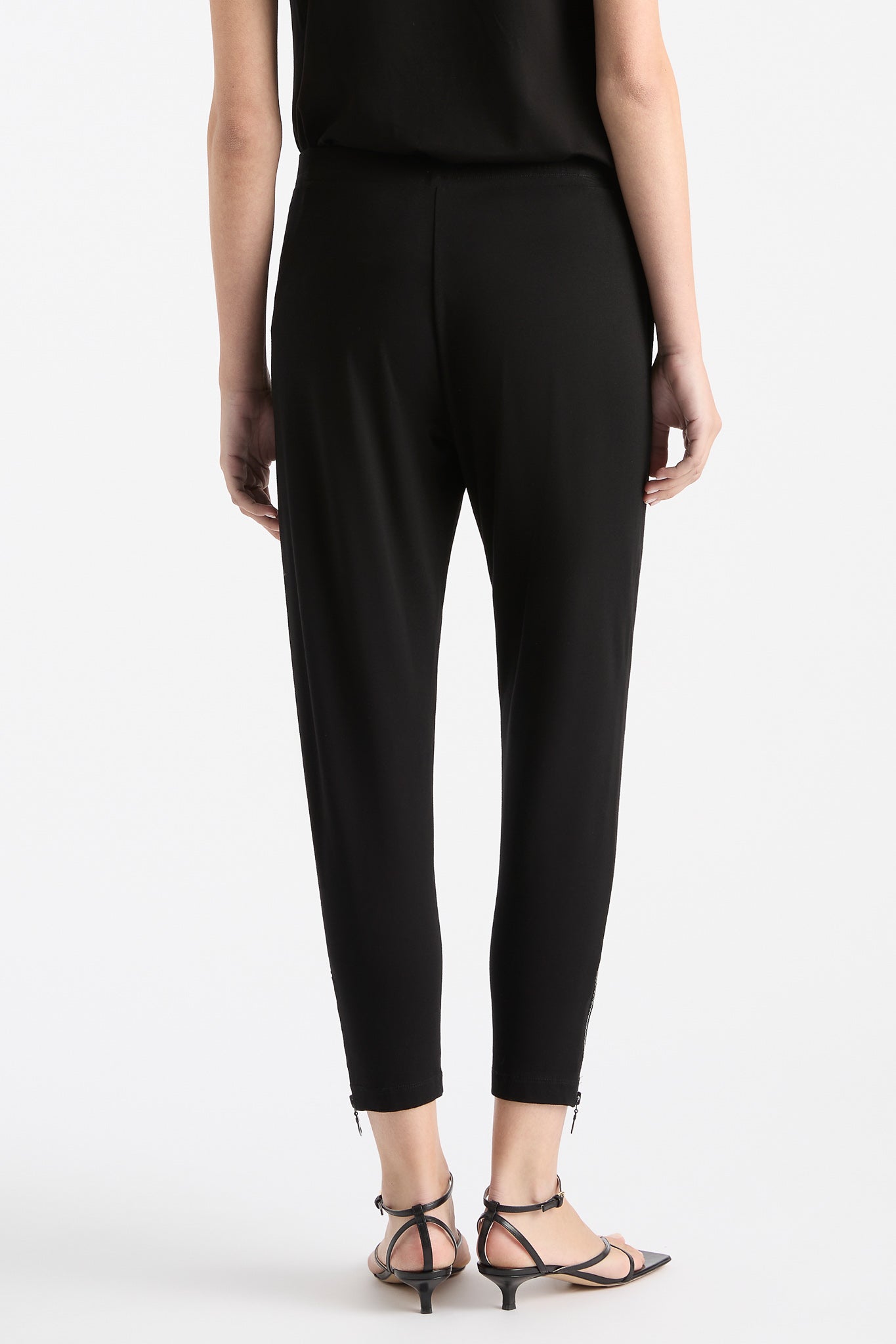 Mela Purdie Zip Stiletto Pant Matte Jersey