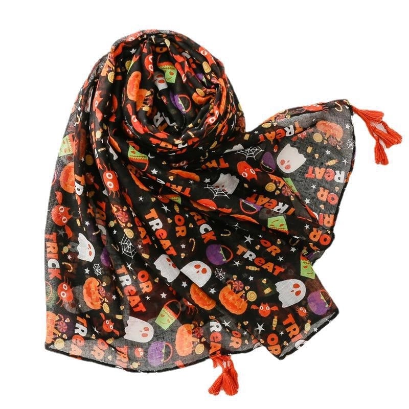 Unisex Casual Minimalist Printing Polyester Scarf