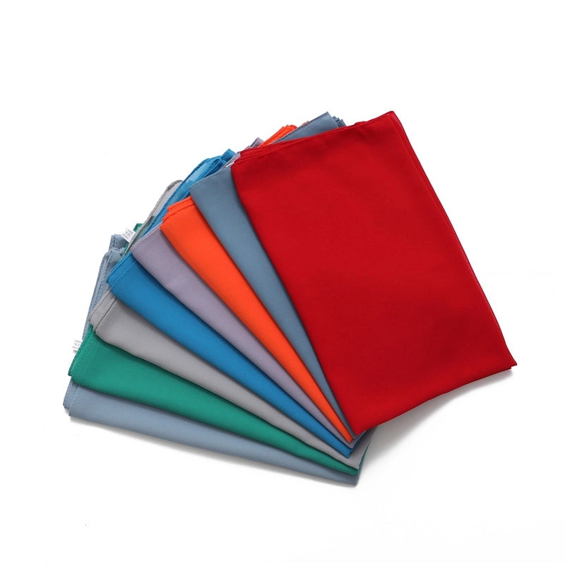 Pearl Chiffon Scarf Solid Color Rectangular Scarf Women's Shawl Basic Scarf