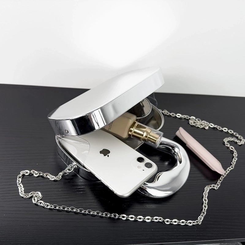 Women's Small Arylic Solid Color Classic Style Oval Lock Clasp Handbag