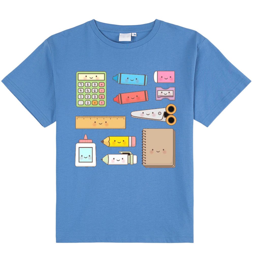 Cartoon Stationery Class T-Shirt