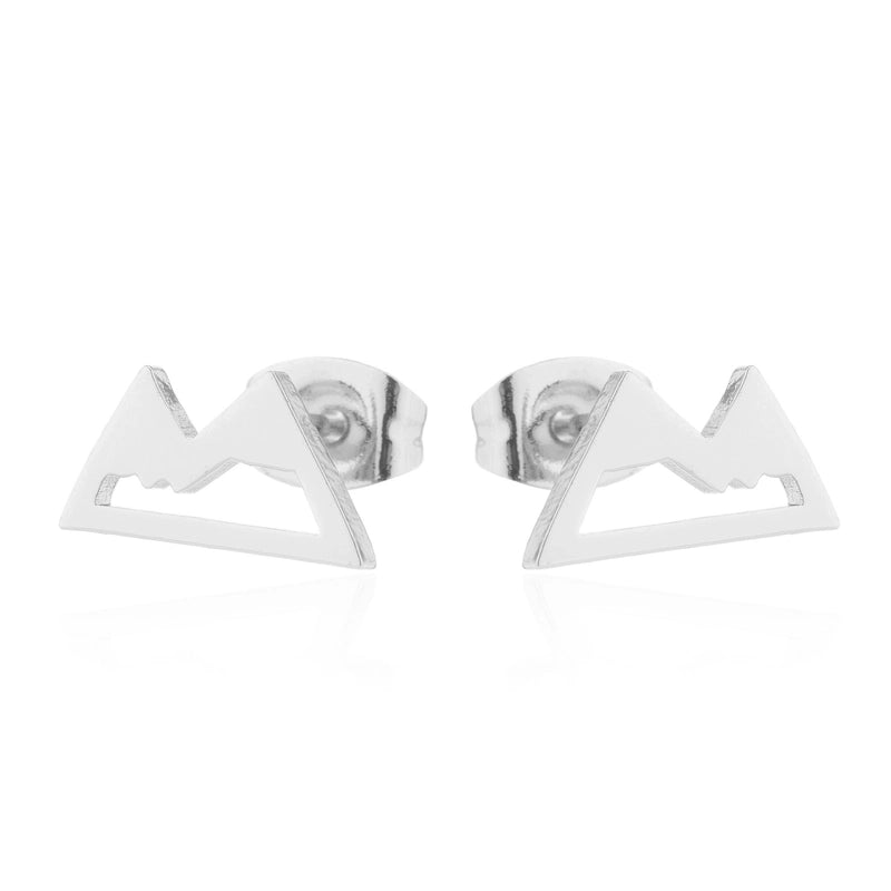 Minimalist Geometric Plating 304 Stainless Steel No Inlaid 18K Gold Plated Earrings