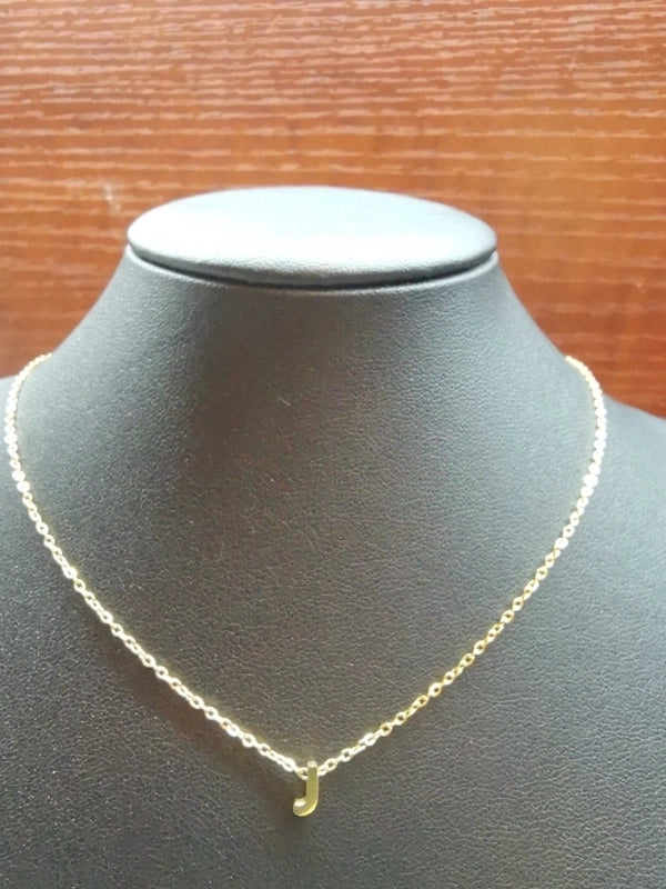 Minimalist Letter Stainless Steel Carving Necklace