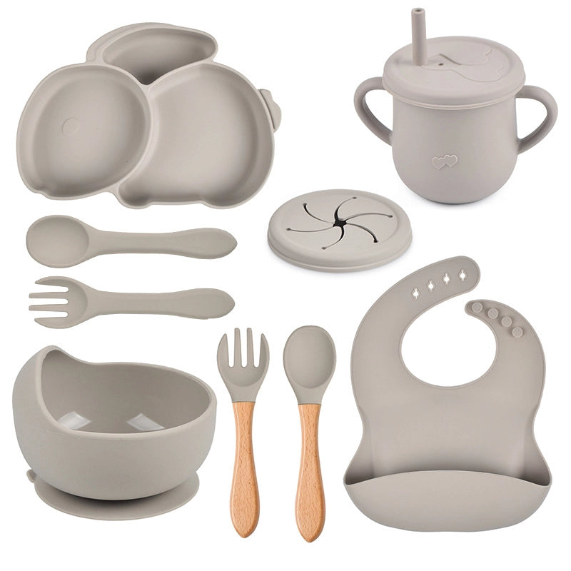 Cute Animal Silica Gel Tableware 1 Piece