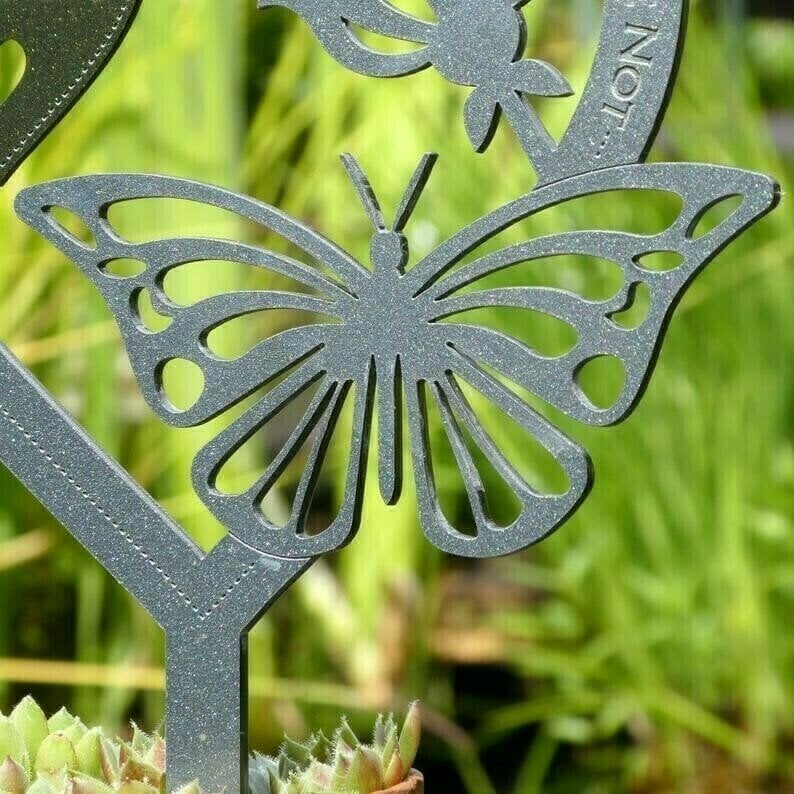 ❤️Handmade Memorial Gift Butterfly Ornament Garden Plaque