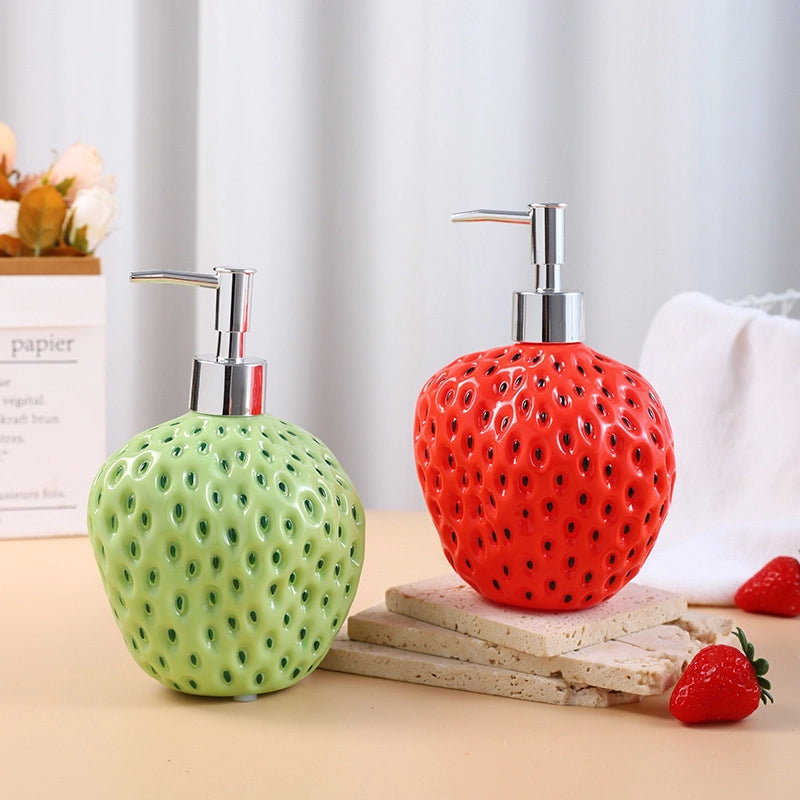 Strawberry Vinyl Storage Bottle Bathing