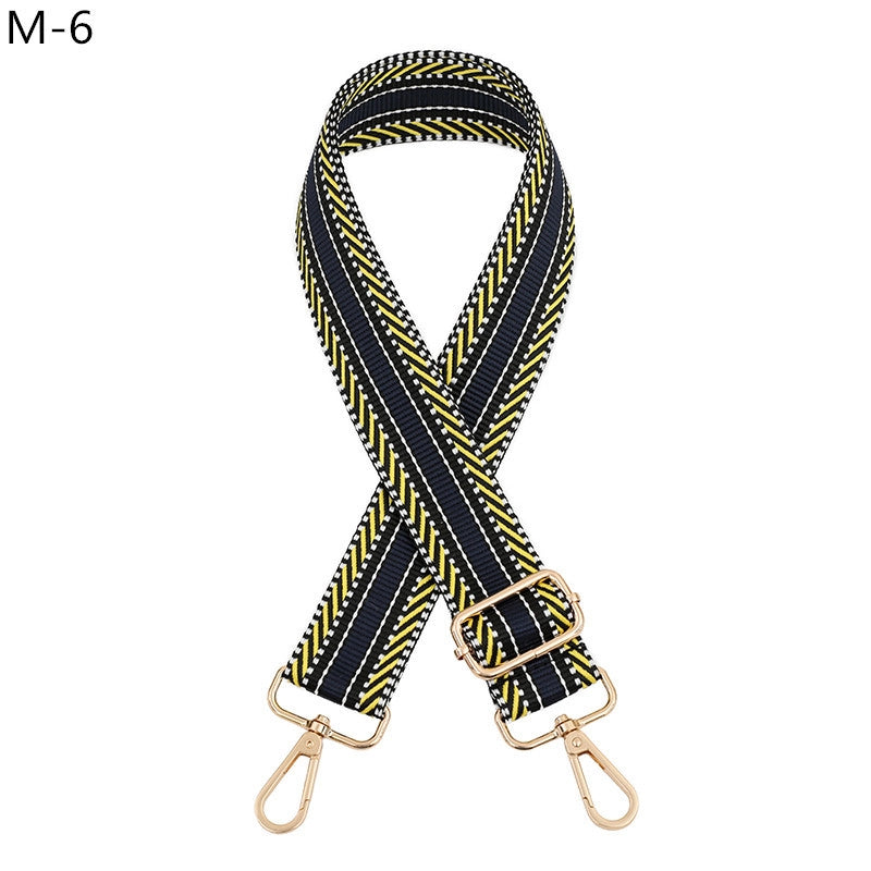 All Seasons Polyester Color Block Bag Strap
