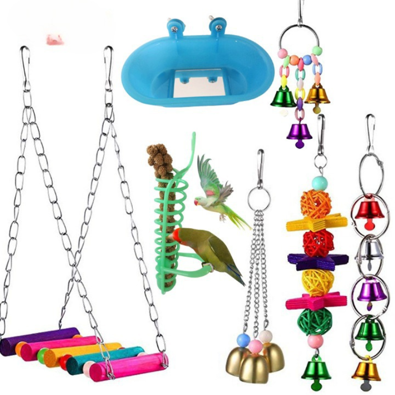 7 Pieces Pack Bird Toys
