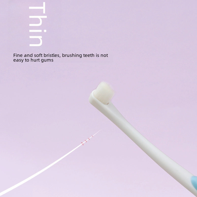 Cat Toothbrush Cat Dog Oral Cleaning Small Head Dog Toothbrush Plastic Soft Bristle Pet Toothbrush Pet Supplies