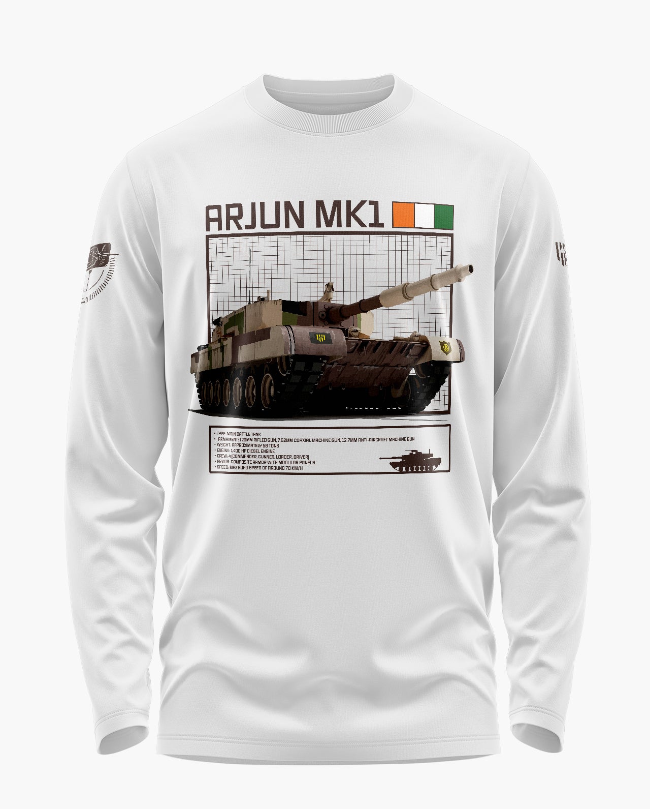ARJUN MK1 MBT ULTIMATE Full Sleeve T-Shirt