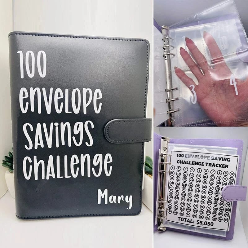 100 Envelope Savings Challenge Binder