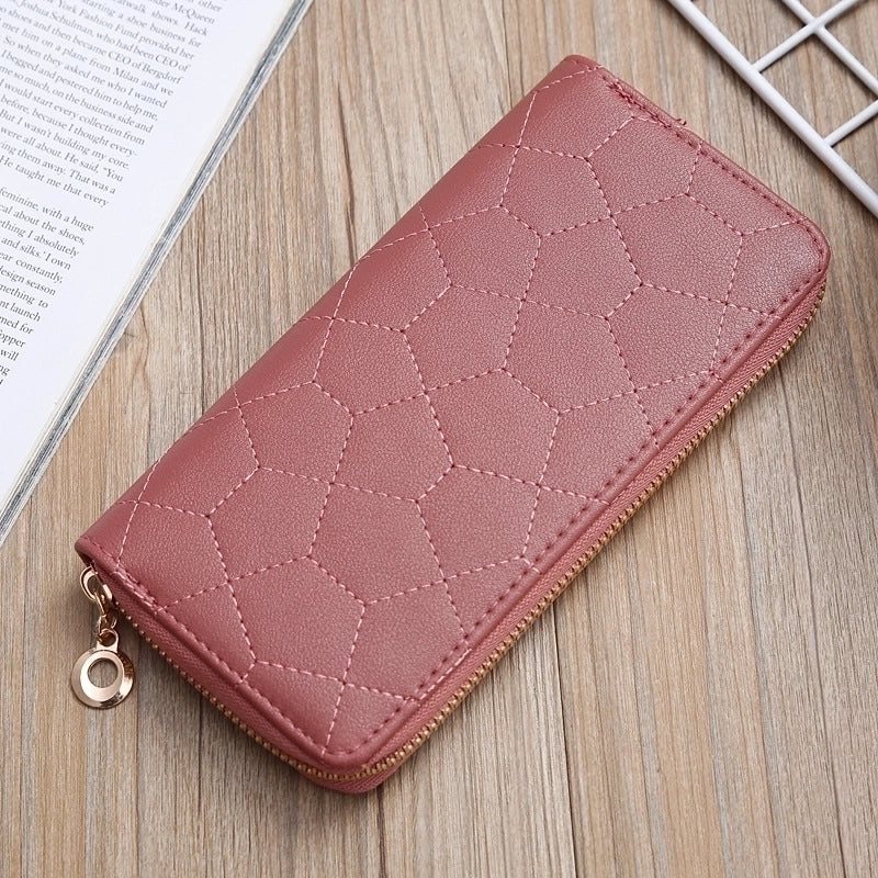 Accessories New Fashion Sewing Thread Geometric Pattern Clutch