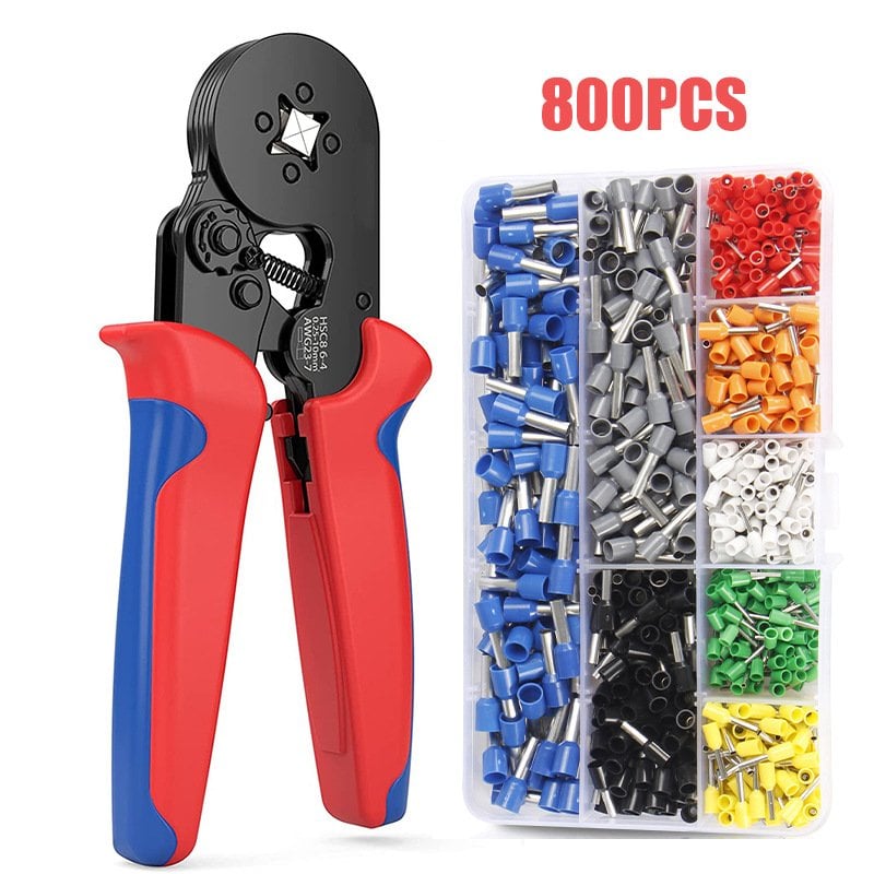 Ratchet Tubular Terminal Wire Crimpers Set