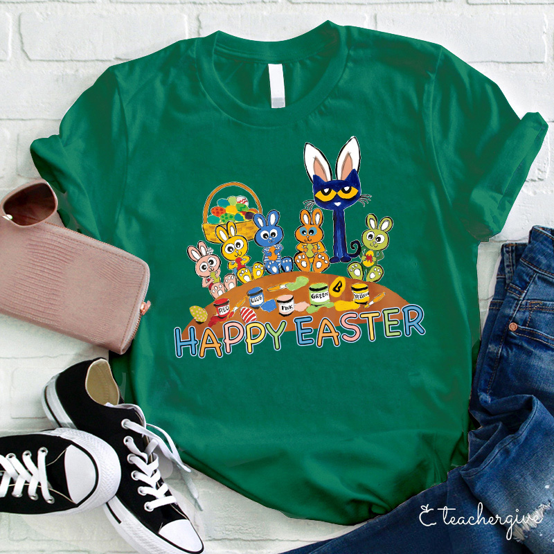 We Wish You A Happy Easter Teacher T-Shirt