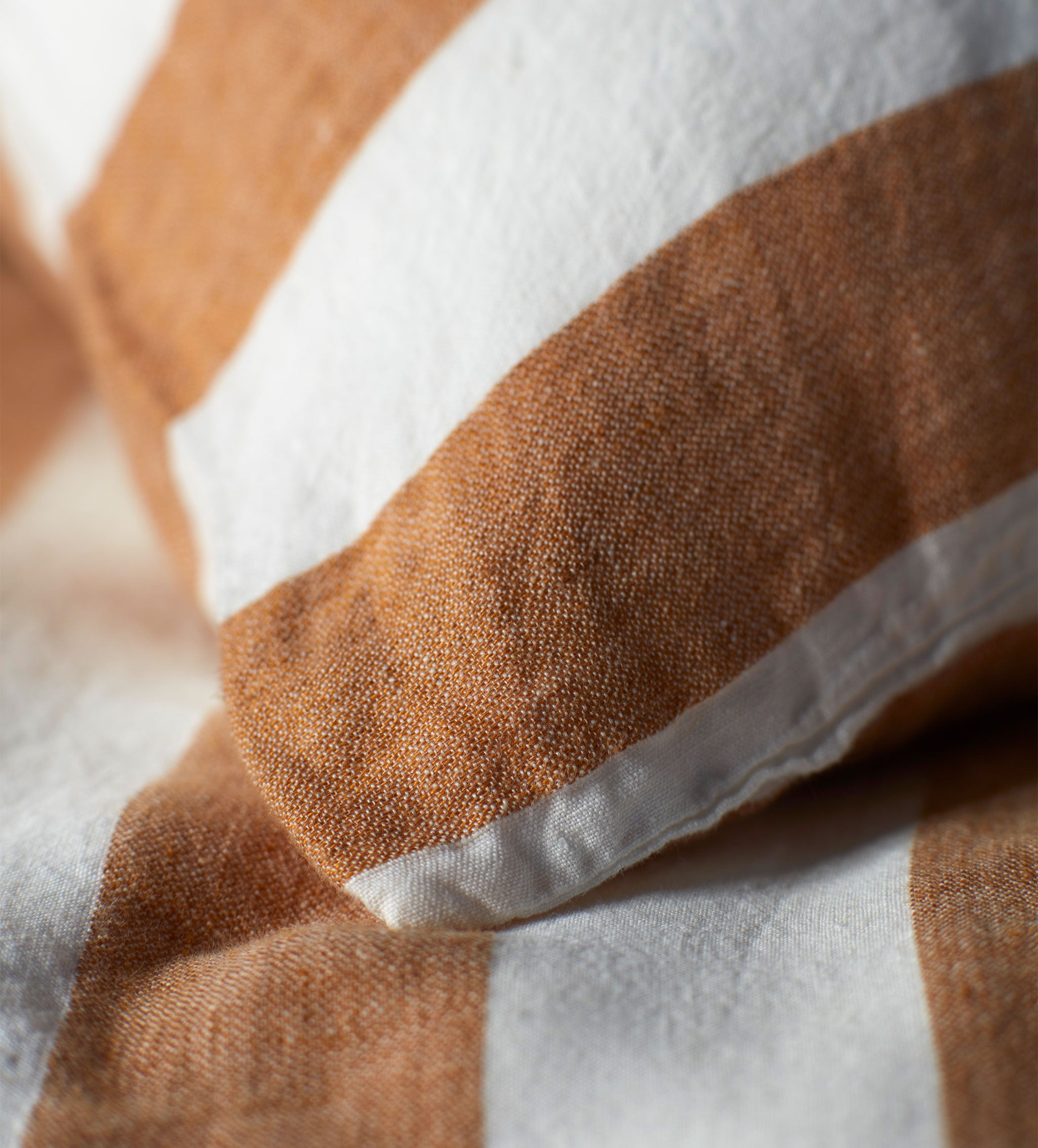 Stripe 100% Linen Pillowcase