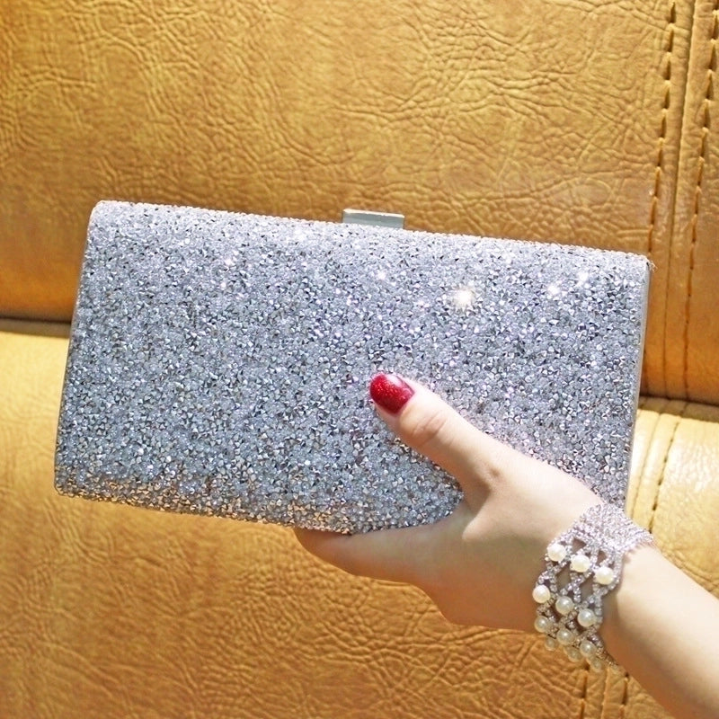 Silk Solid Color Square Evening Bags