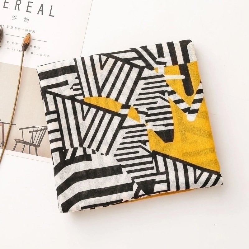 Summer Sunscreen Messy Linen Office Room Big Shawl Dual-use Versatile Thin Cotton Linen Silk Scarf