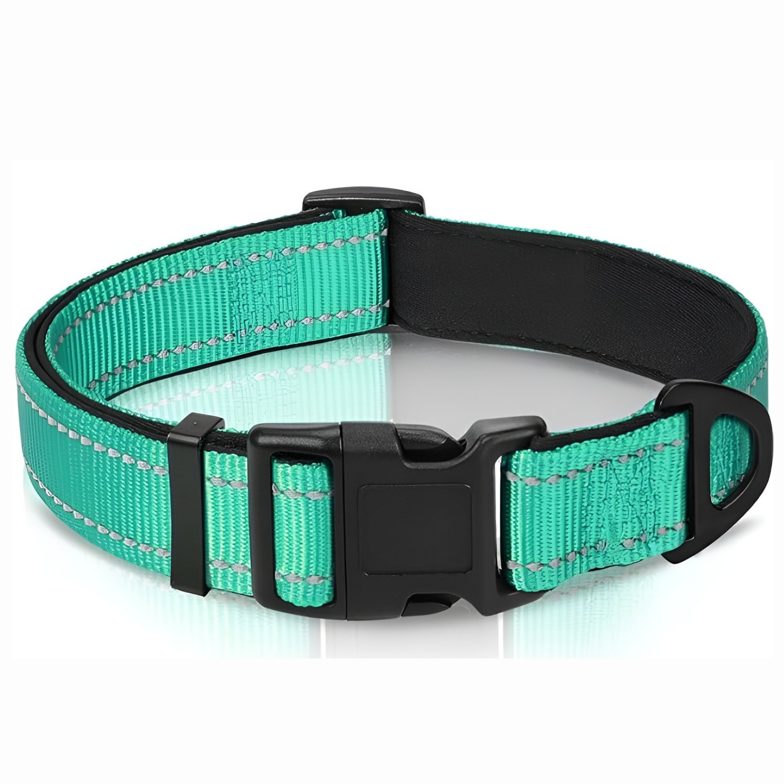 Neoprene Padded Nylon Reflective Dog Collar