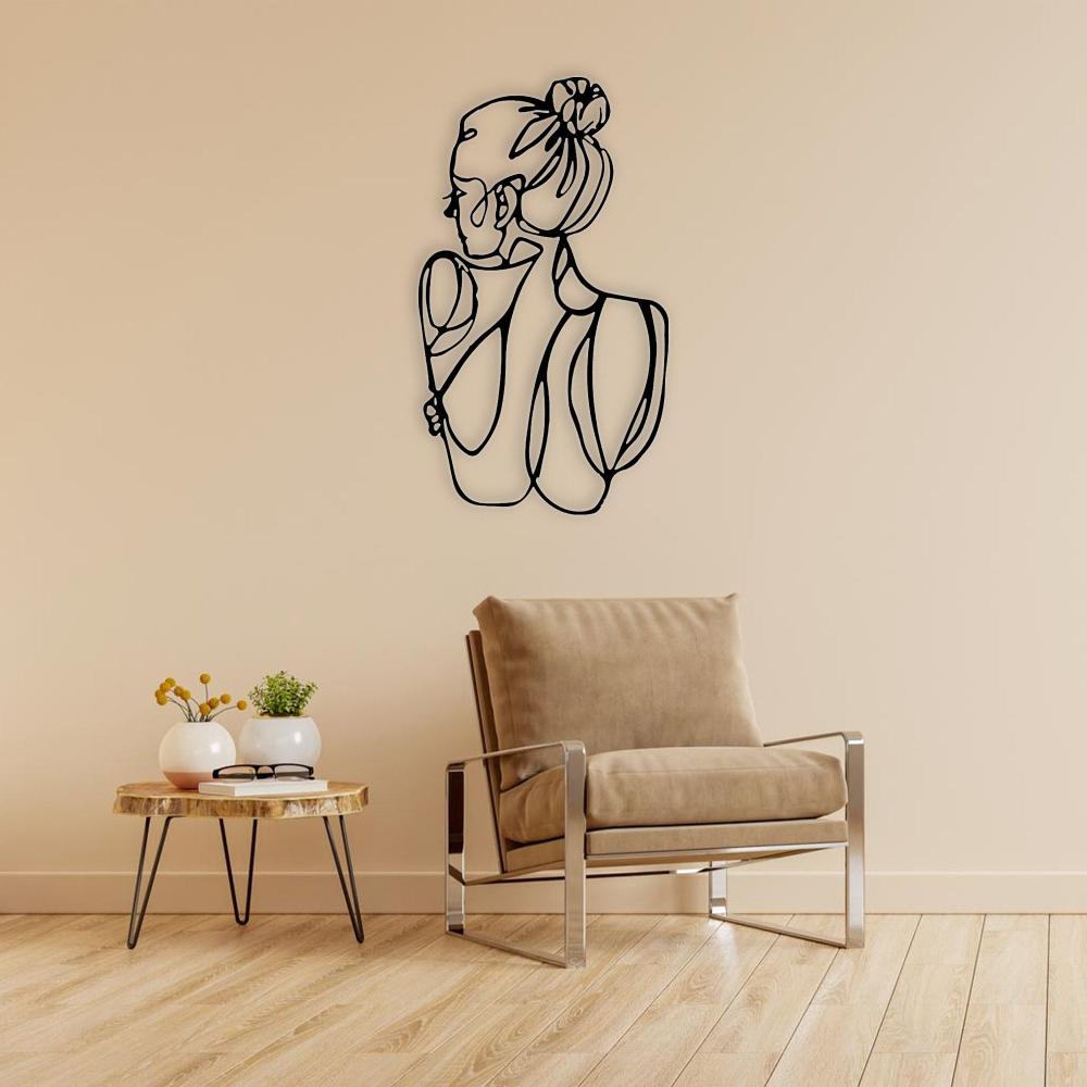 Woman Metal Wall Art