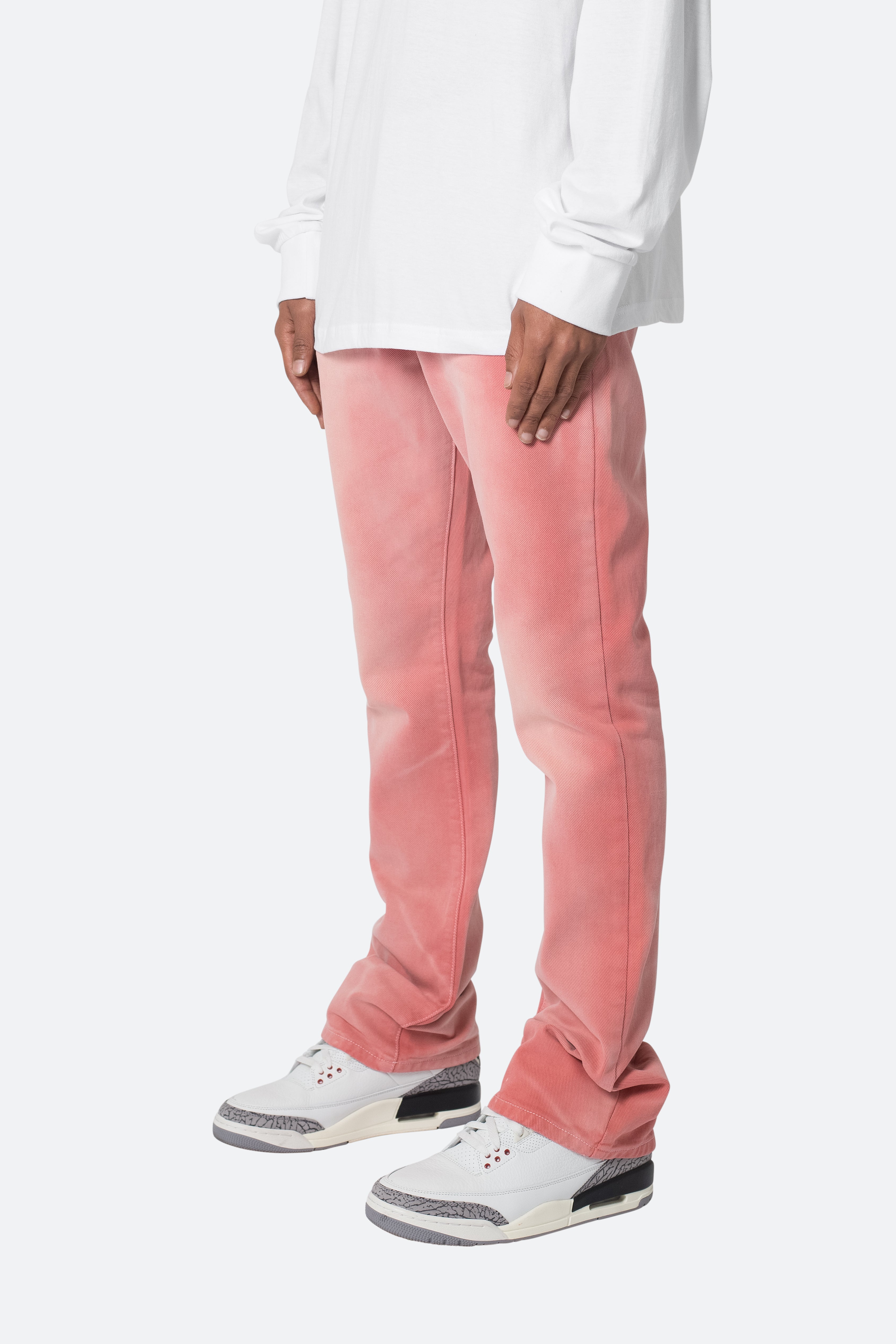 B593 Beach Flare Denim - Pink