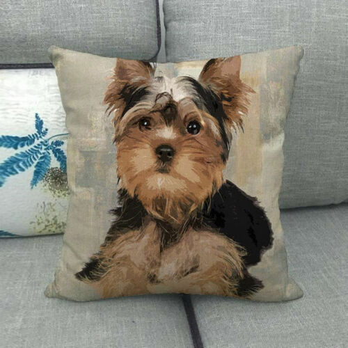 18 Pet Dog Puppy French Bulldog Throw Pillow Case Labrador Couch Cushion Cover